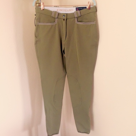 NWOT Kingsland Equestrian Jessica Breeches Oliv XL - Picture 5 of 5